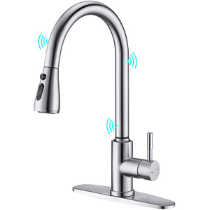 Stainless Steel Pull Out Kitchen Sensor Faucet Tap