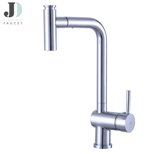 360 Degree Modern Kitchen Water Sink Faucet with Pull Out Sprayer