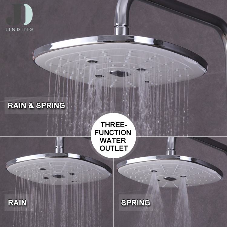 Wall Mounted Chrome Bathroom Shower Mixer Sets Thermostatic