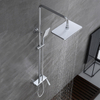 Black Rose Gold 3 Way Exposed Shower System Mixer Set Bathroom