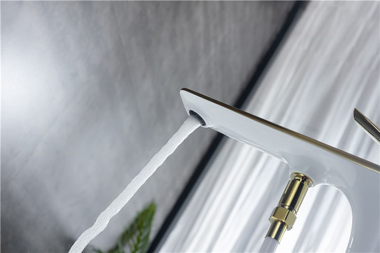 Black White Floor Mounted Free Standing Freestanding Bathtub Faucet