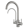 Three functions two taps 3-way faucet kitchen sink mixer tap pure water RO kitchen faucet