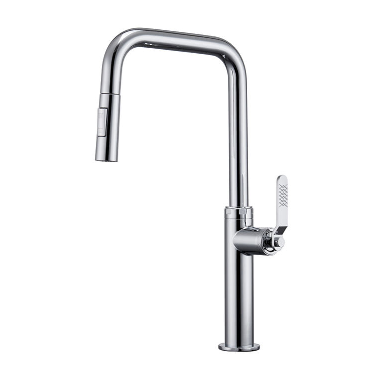 Factory Black Kitchen Mixer Faucets with Pull Down Sprayer