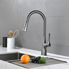 Single Lever Pull Down Kitchen Water Faucet with Sprayer