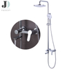 Factory 3 Way Function Wall Mounted Chrome Bathroom Shower Column Set
