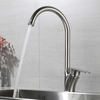 Deck Mounted Stainless Steel Hot and Cold Kitchen Sink Faucet Mixer Tap