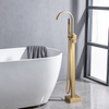 Brass Tub Filler Floor Mounted Free Standing Bath Tub Faucet Mixer