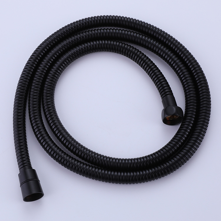 Black Two Function Hot and Cold Bathroom Concealed Rain Shower Mixer Set