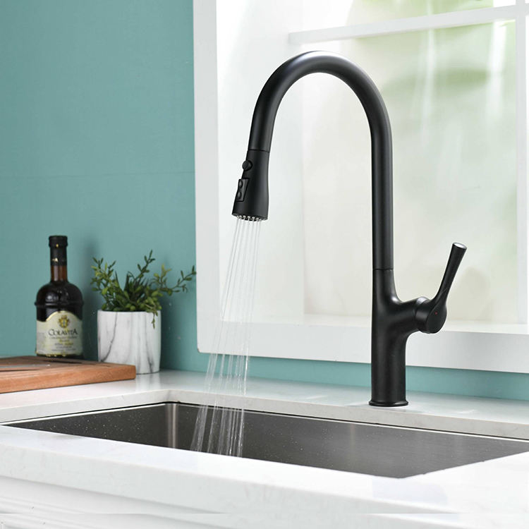 Brass Single Handle Kitchen Cabinets Faucet Mixer Taps for Kitchen Sinks