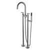 Two Handles Freestanding Tub Filler Floor Mounted Bathtub Faucets