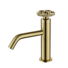 Single Hole Deck Mounted Single Lever Brass Chrome Bathroom Basin Mixer Tap Faucet