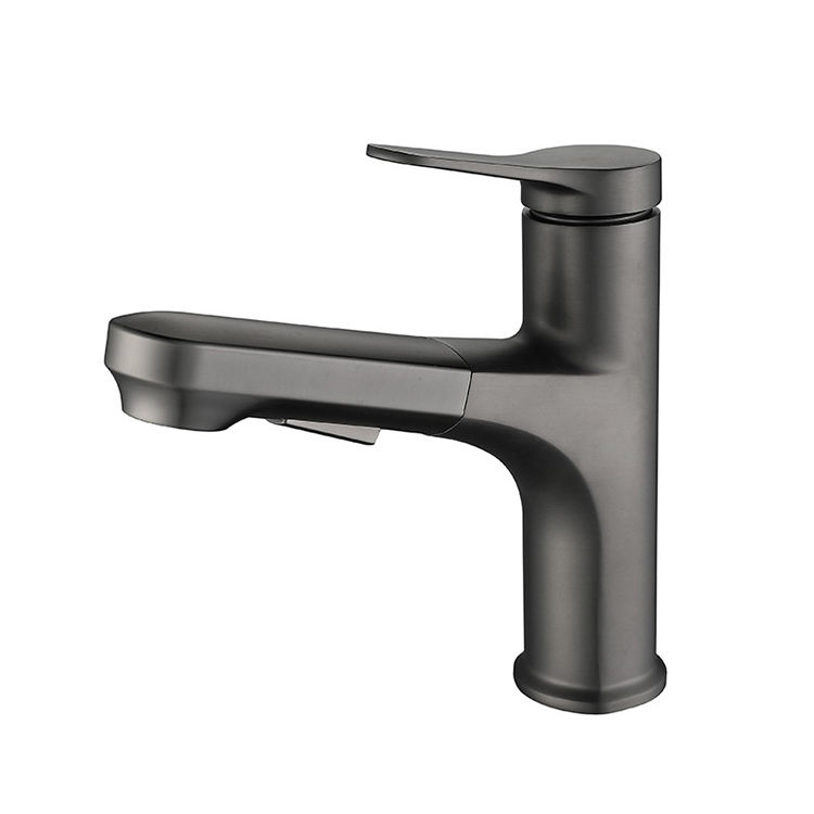 Single Hole Bathroom Sink Vanity Faucet with Sprayer