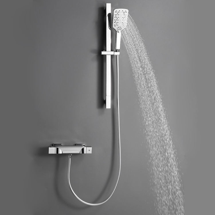 Concealed Handheld Shower Set Wall Mounted Bathtub Faucet for Bathroom