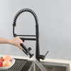 Single Lever Pull Out Spring Kitchen Faucet Taps Mixer