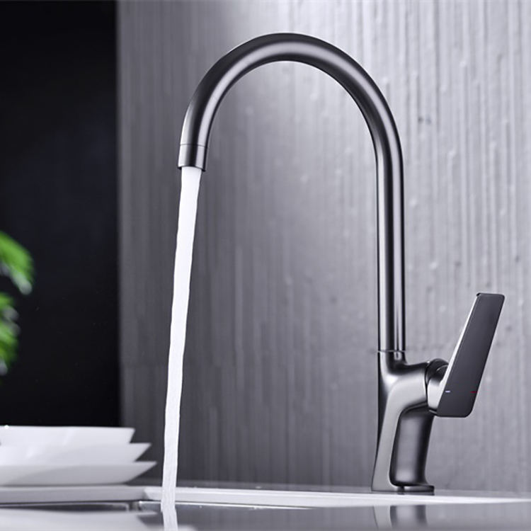 Deck Mounted Single Handle Kitchen Sink Faucets
