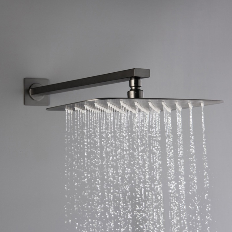 Ceiling Mounted Wall Mounted In Wall Concealed Bathroom Brass Shower Faucet Mixer Set