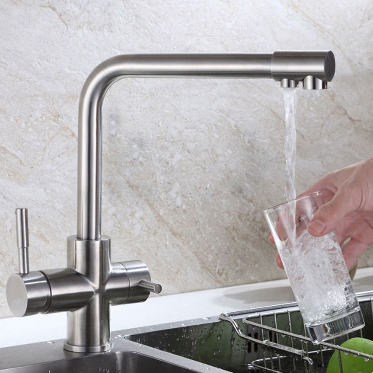 Stainless Steel Kitchen Mixer Faucet Water Filter