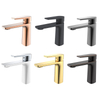 Kiaping Brass Single Handle PVD Plated Bathroom Basin Sink Faucet Mixer Tap