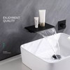 High Quality Bathroom Hot and Cold Concealed Wall Mounted Waterfall Wash Basin Faucet Water Tap