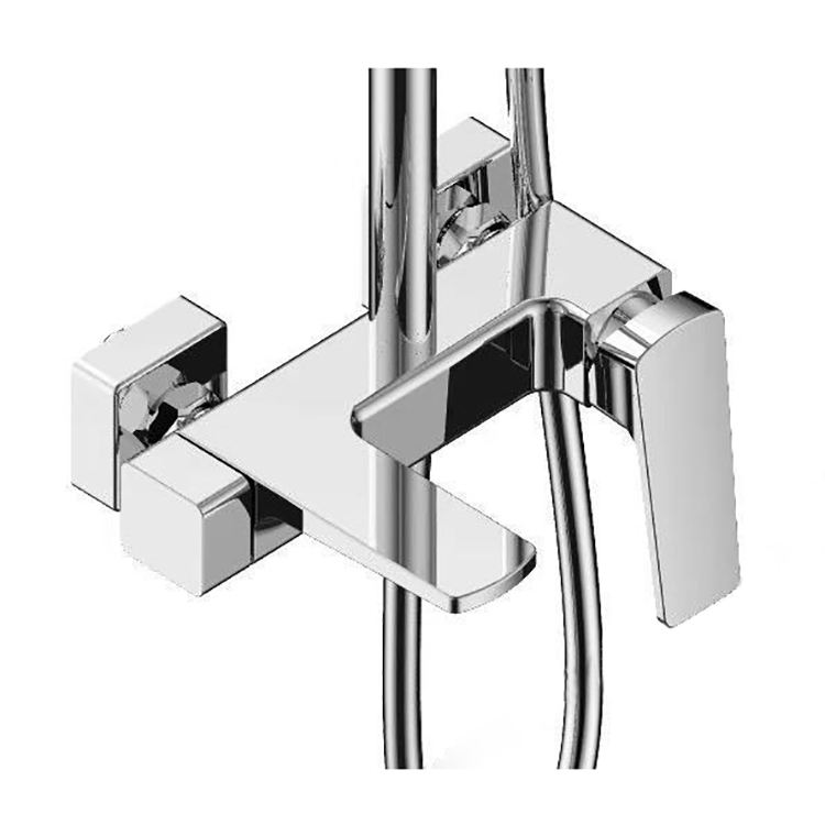 Factory Best Price Brass Body Wall Mounted Bathroom Bathtub Faucet Cold And Hot Shower Faucet mixer