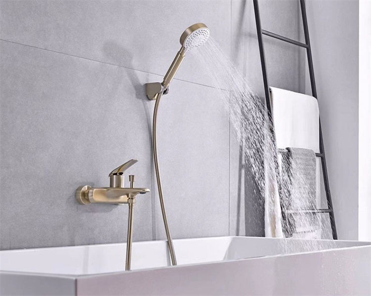 China factory bathroom shower set system bathtub shower faucet set brass tap faucets