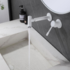 Brass Wall Mounted Washing Basin Tap Faucets for Bathroom