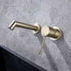 Built in Wall Concealed Bathroom Sink Faucet Wall Mount Hand Wash Basin Mixer Faucet