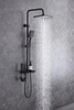 Piano Key Rainfall Thermostatic Shower Column Set Bathroom