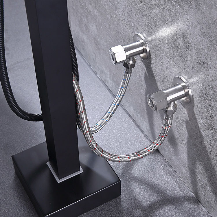 Hot Selling Bath Tub Filler Brass Floor Mounted Freestanding Bathtub Faucet