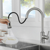 kitchen faucets with pull down sprayer stainless steel kitchen tap water mixer faucet