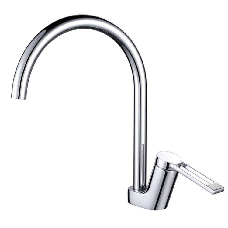 Cheap Deck Mounted Single Handle Kitchen Sink Faucets