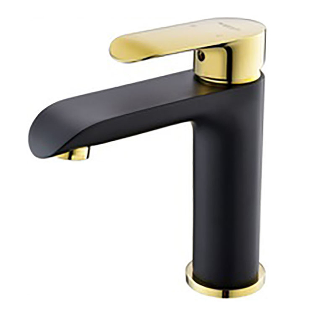 Single Lever Deck Mount Bathroom Basin Sink Faucet