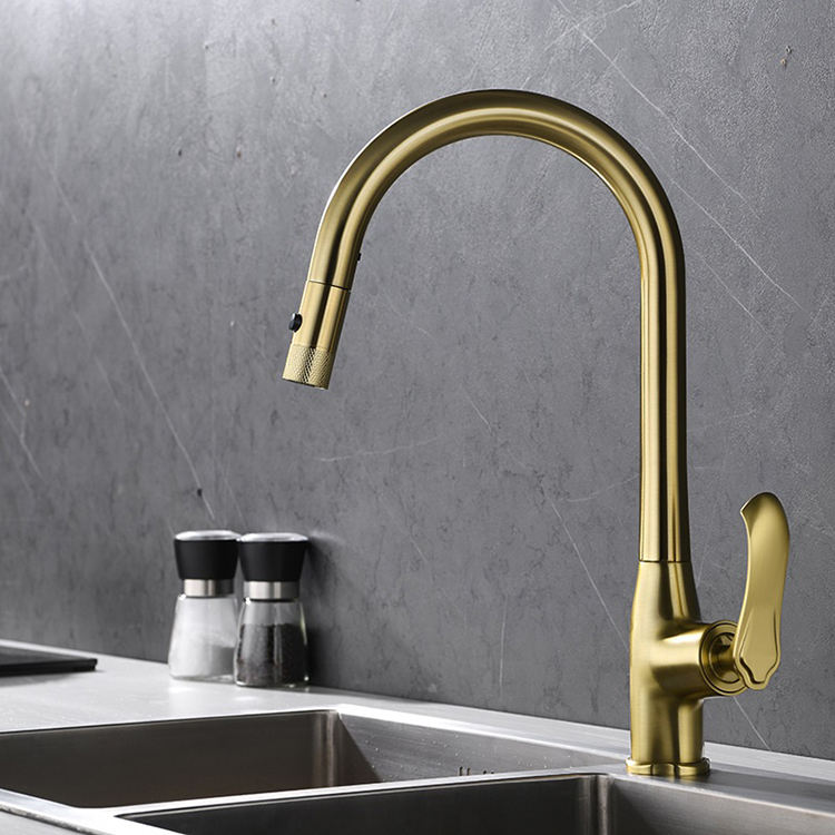 kitchen faucets with pull down sprayer kitchen faucets gold taps pull-down sink mixer tap