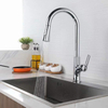 High Quality Single Handle Hot Cold Water Function Pull Down Brass Kitchen Mixer Faucet