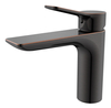 Deck Mounted Single Lever Bathroom Wash Basin Mixer Faucet Tap Rose Gold