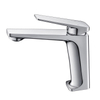 High-end antiquity golden and white single handle bathroom sink tap 360 rotation brass Basin Faucet