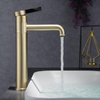 Tall Bathroom Faucets Lavatory Vessel Sink Faucet Hot and Cold