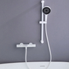 Thermostatic bathtub mixer tap with slide bar walk in bathtub with shower set faucet