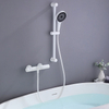Thermostatic bathtub mixer tap with slide bar walk in bathtub with shower set faucet