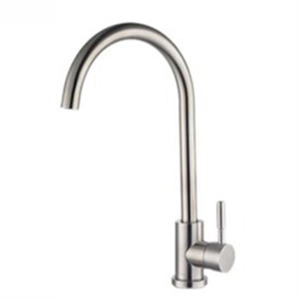 Factory Price Commercial Single Handle Single Cold Black Kitchen Sink Faucet