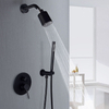 In Wall Mounted Concealed Gold Shower Mixer Set with Rough-in Valve