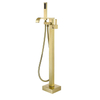 Custom Brass Bathroom Flooring Freestanding Bathtub Shower Faucet