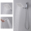 Modern Hot and Cod Water Wall Mounted Concealed Hidden Shower Faucet System Set Bathroom