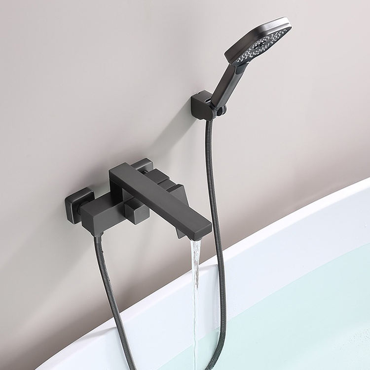 Single Handle Bathroom Bathtub Mixer Faucet Wall Mounted Bathtub Tap