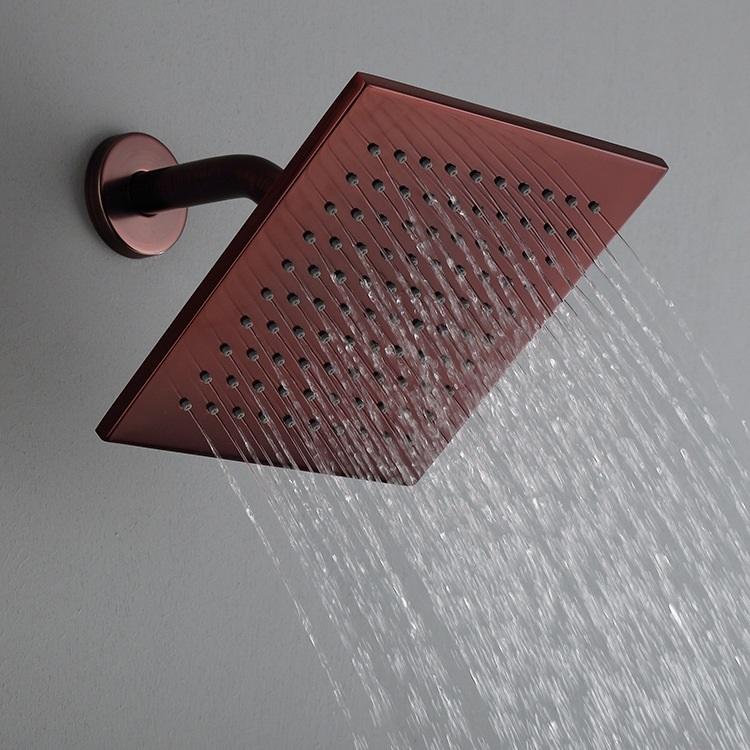 ORB Oil Rubbed Bronze Bathroom In Wall Concealed Hidden Rain Shower Mixer Set with Rough-in Valve