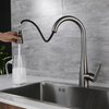 Hot and Cold 304 Stainless Steel Pull Down Single Handle Kitchen Sink Faucet