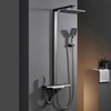 4 Function Exposed Thermostatic Piano Key Bathroom Shower Tap Set