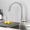 Brushed Gold Pull Down Kitchen Sink Faucet Mixer Tap