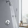 In Wall Mounted Concealed Gold Shower Mixer Set with Rough-in Valve