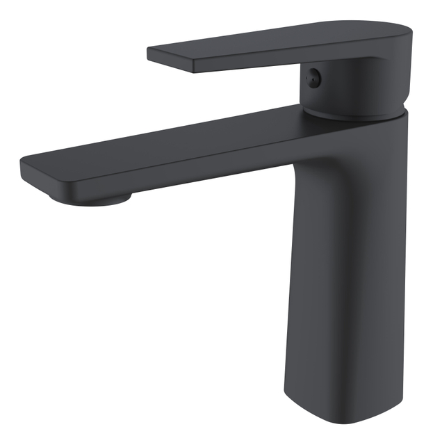 Single Handle Bathroom Matte Black Basin Mixer Faucet